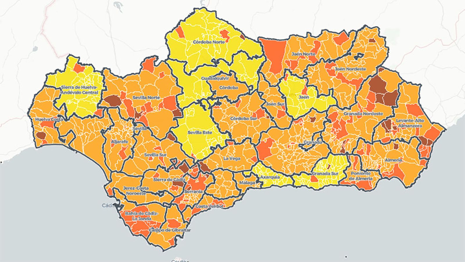 Perimetro en Andalucía