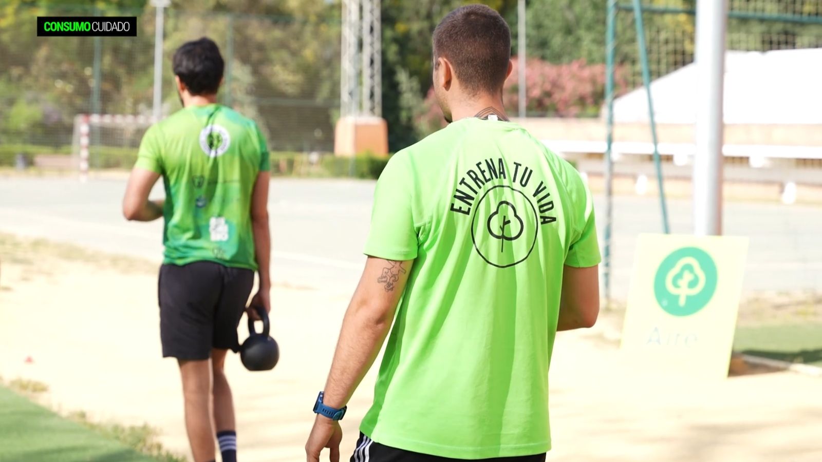 "Consumo cuidado", entrenamiento al aire libre