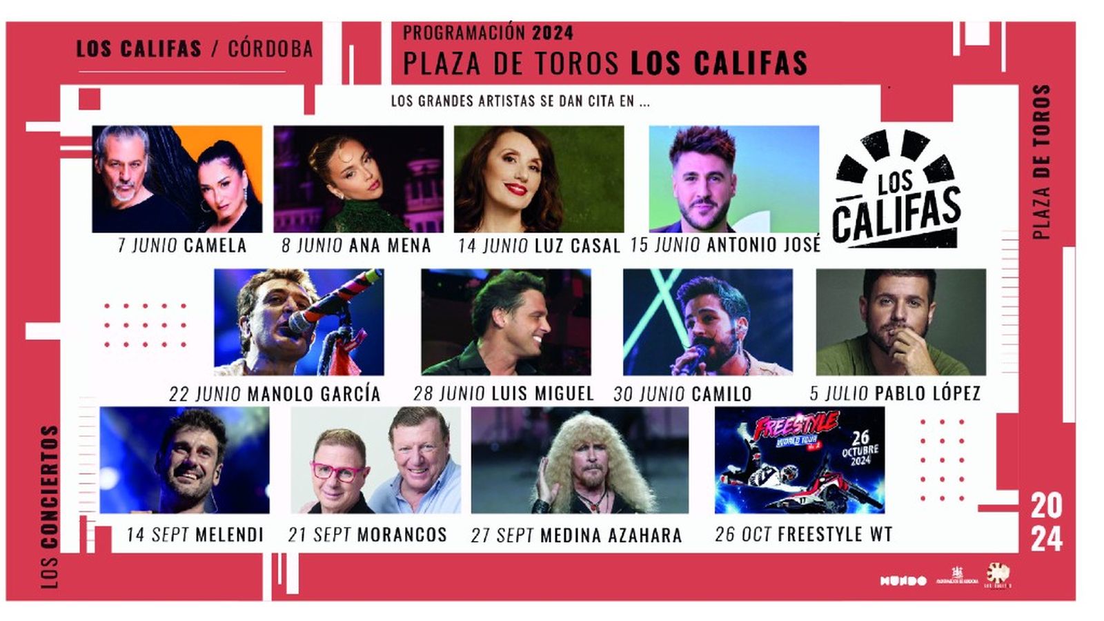 Programacion plaza toros Los Califas