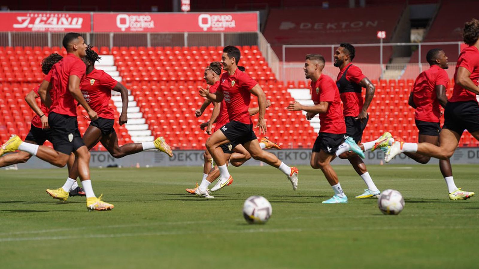 Almeria entrenamiento