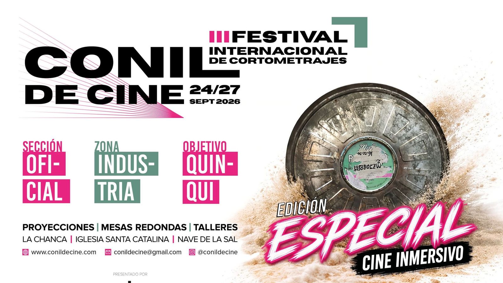 'Conil de Cine' convierte una iglesia del siglo XVI en una experiencia de cine inmersivo
