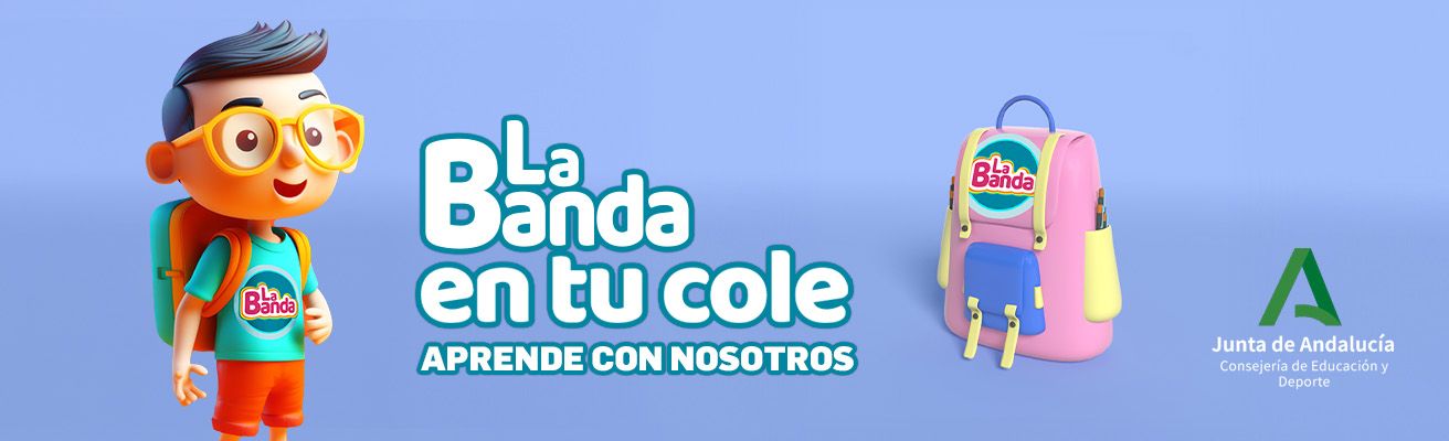 La Banda Banner La Banda en tu cole 1312x400