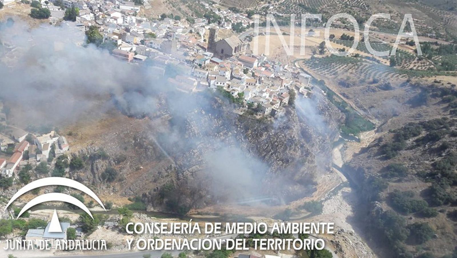 Incendio forestal Iznalloz