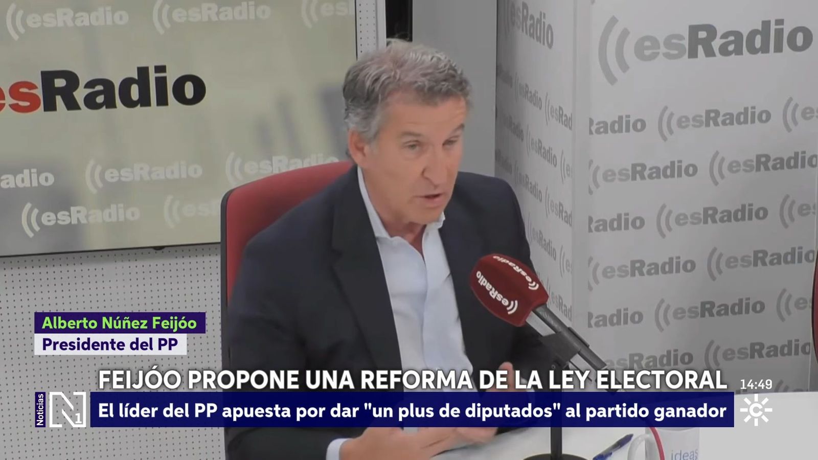 Feijóo tacha de "ingeniería electoral" la ley de Nietos que propone el Gobierno