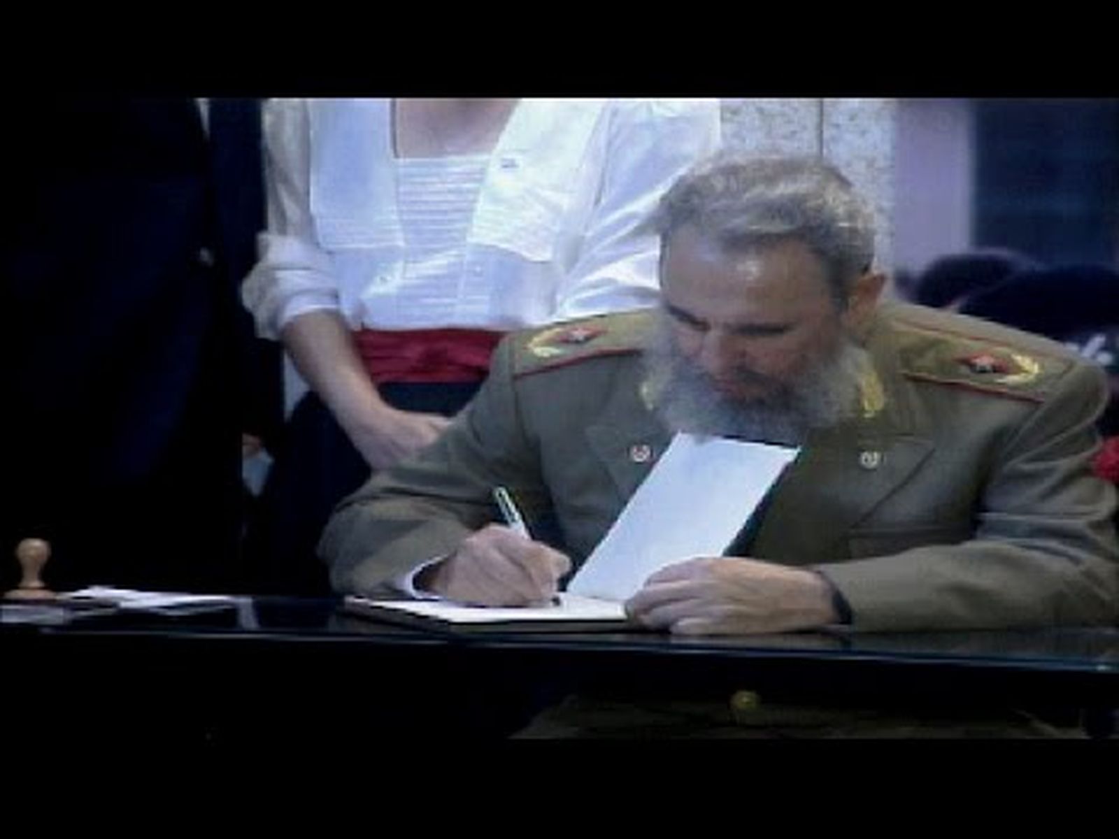 Fidel Castro visita en Sevilla la Expo 92