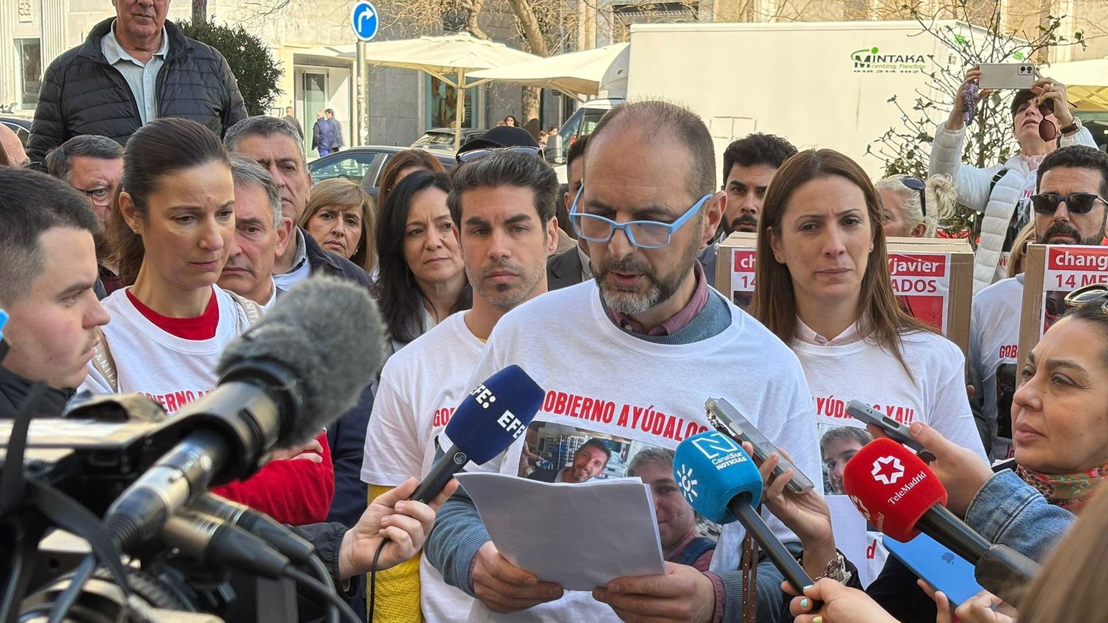Concentración por la liberación de los dos andaluces presos en Guinea