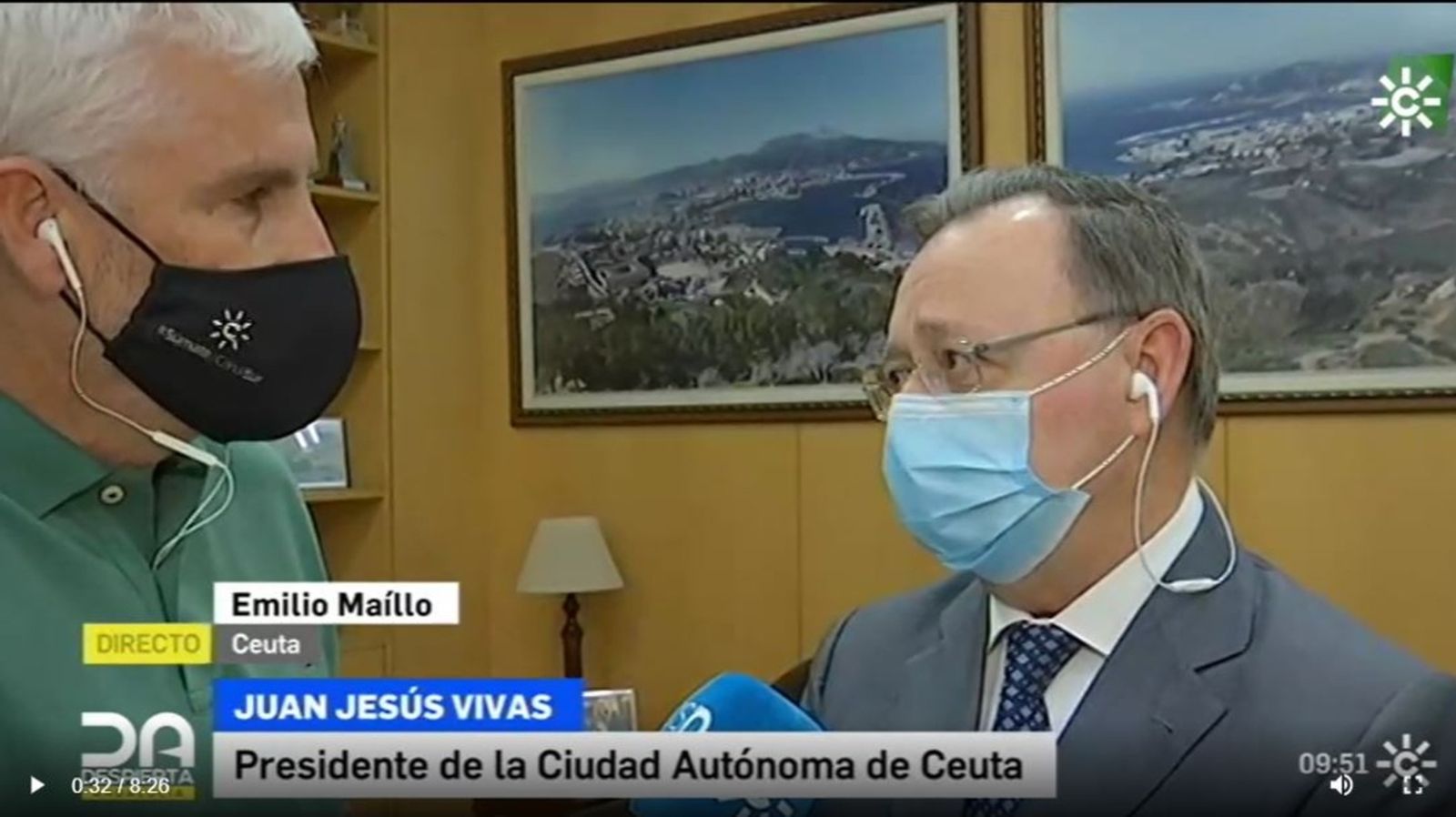 Captura Maíllo entrevista pte. Ceuta
