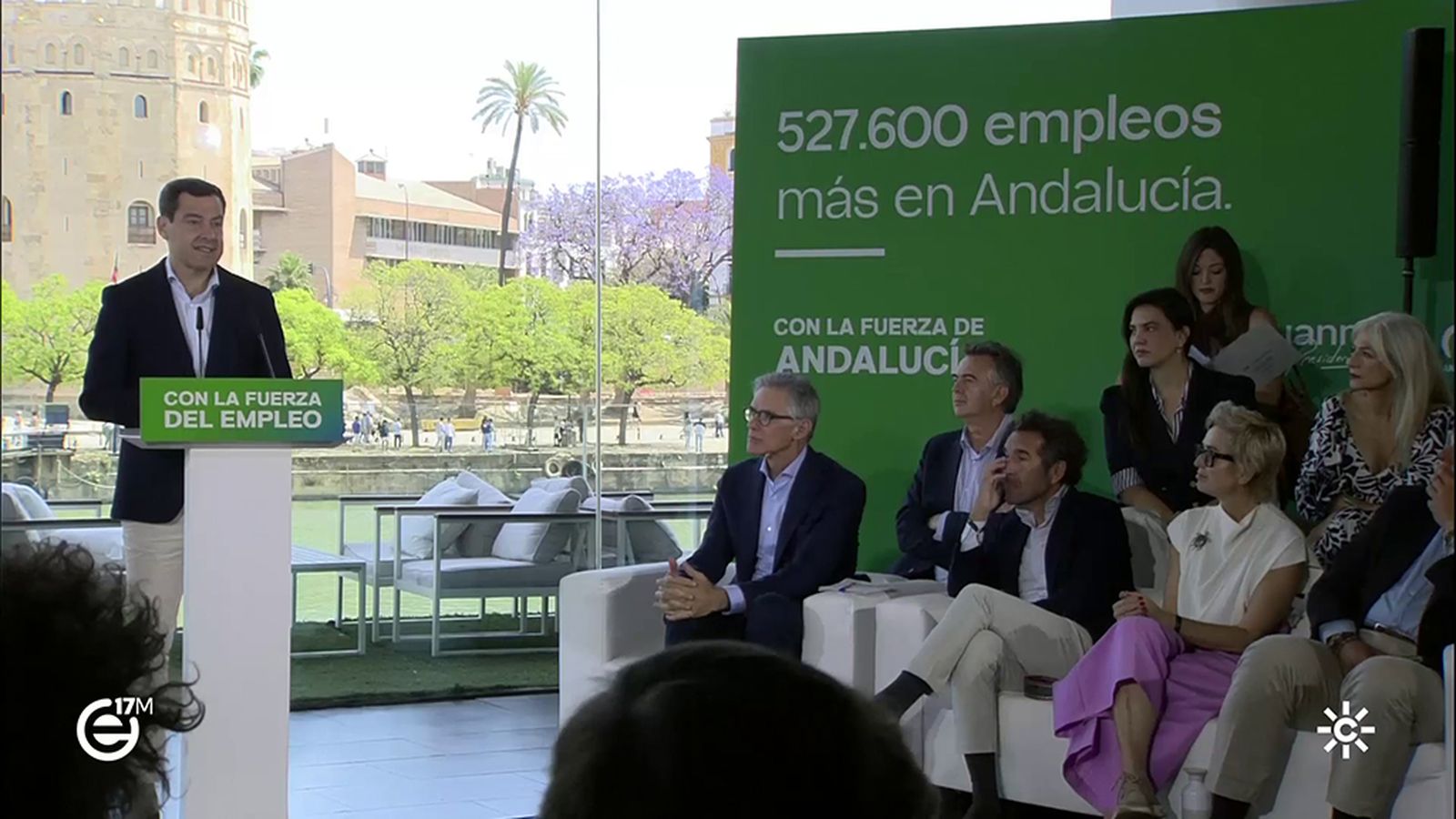Moreno en un acto con empresas tecnológicas
