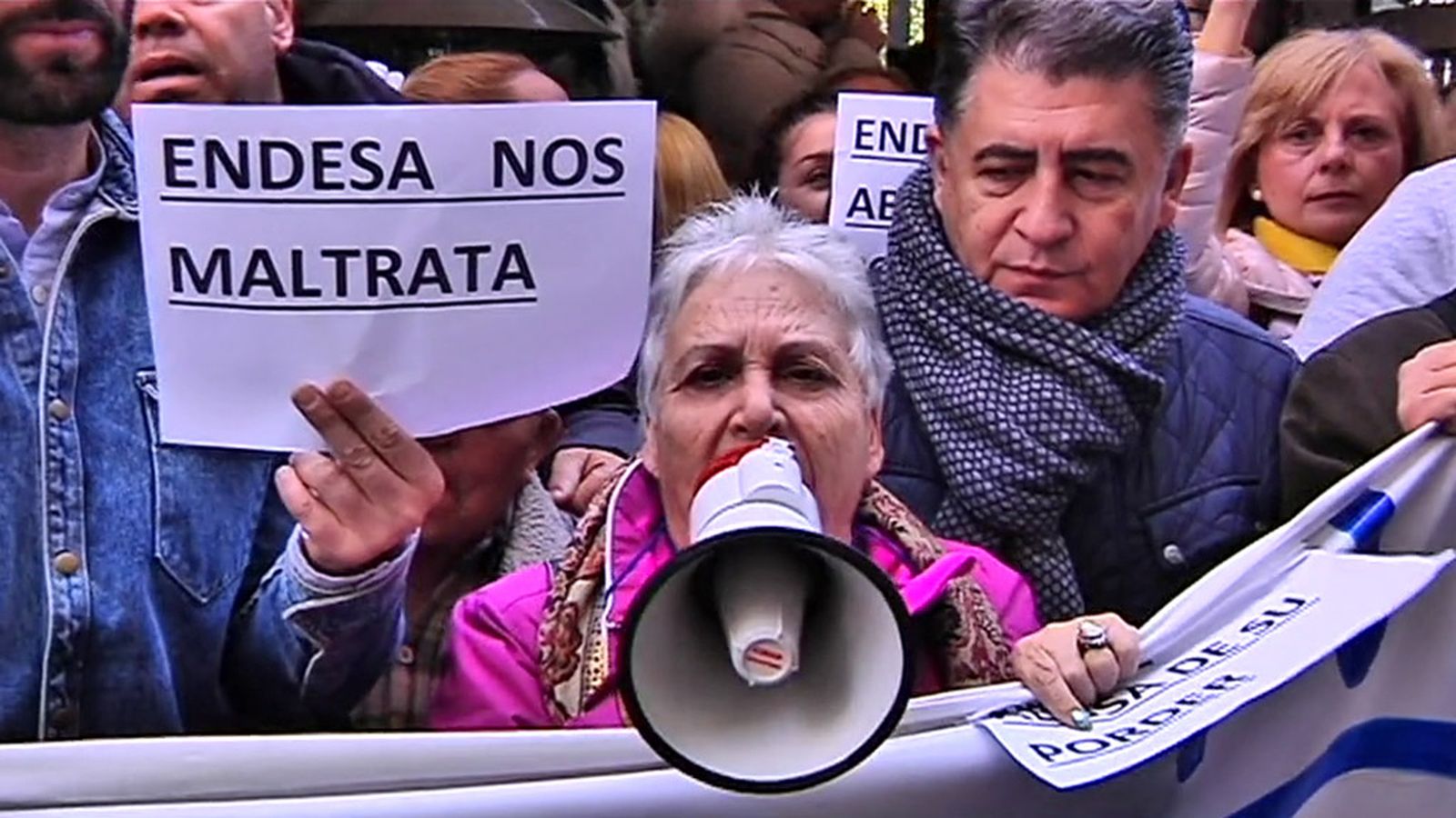 Protesta cortes luz Granada