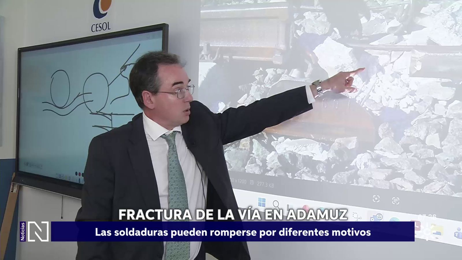 Como se puede romper una vía de tren