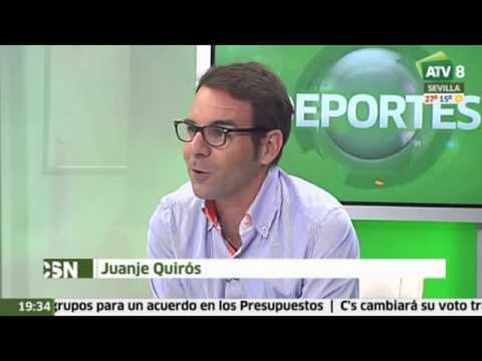 Paquito Navarro en Andalucía al Día Deportes
