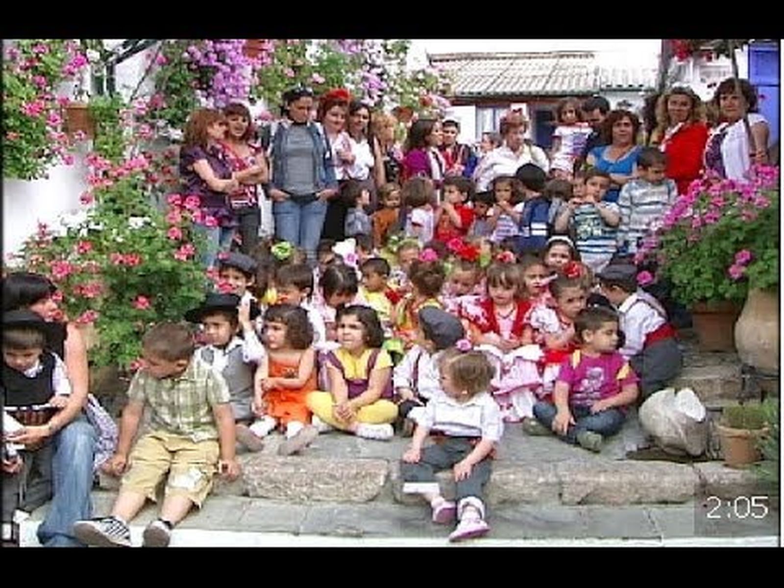 Visita escolar a los patios de Córdoba (2009)