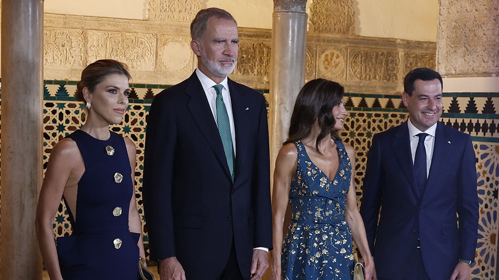 Reyes con Moreno y su esposa