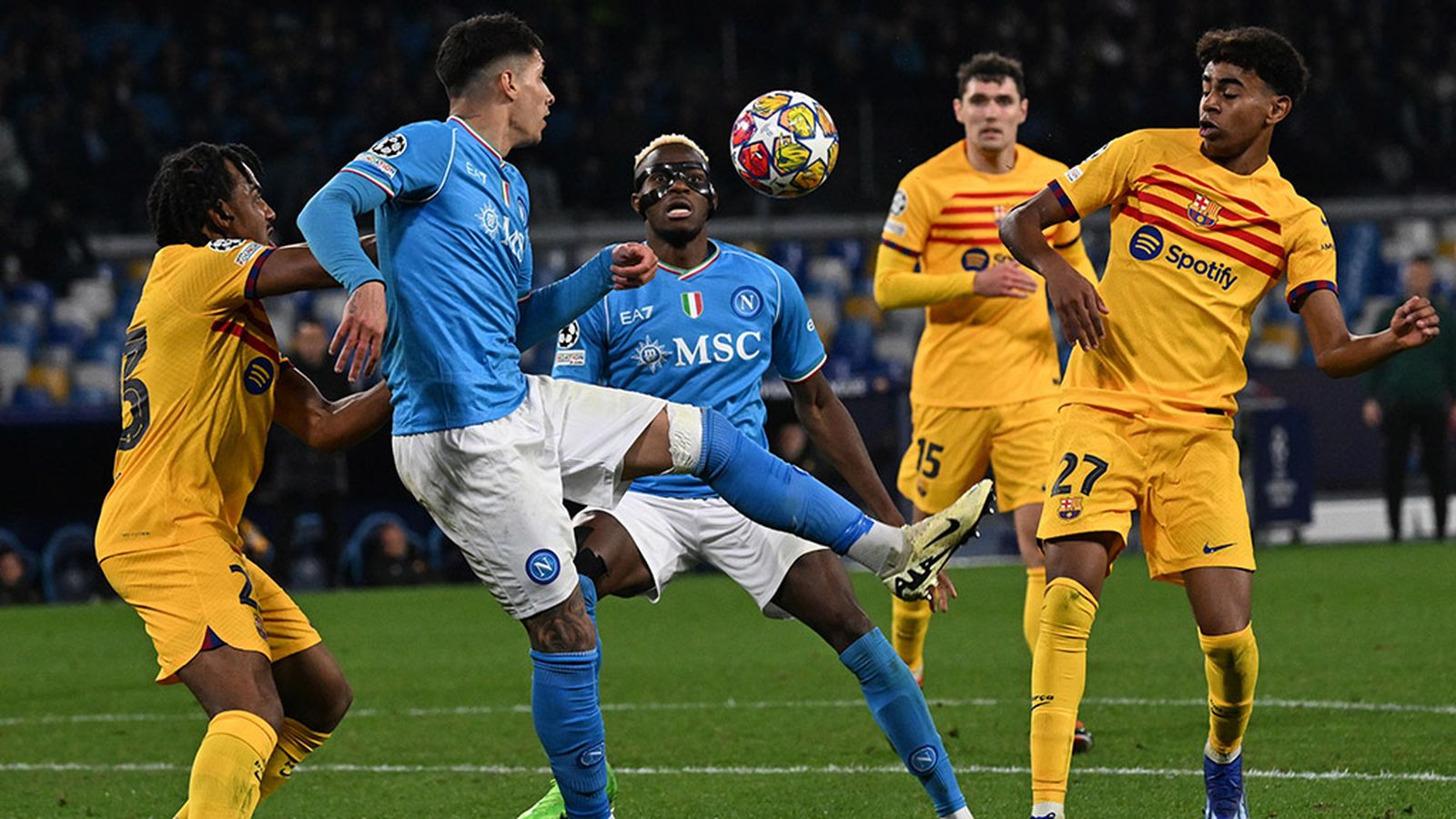 Foto Napoli Barcelona champion