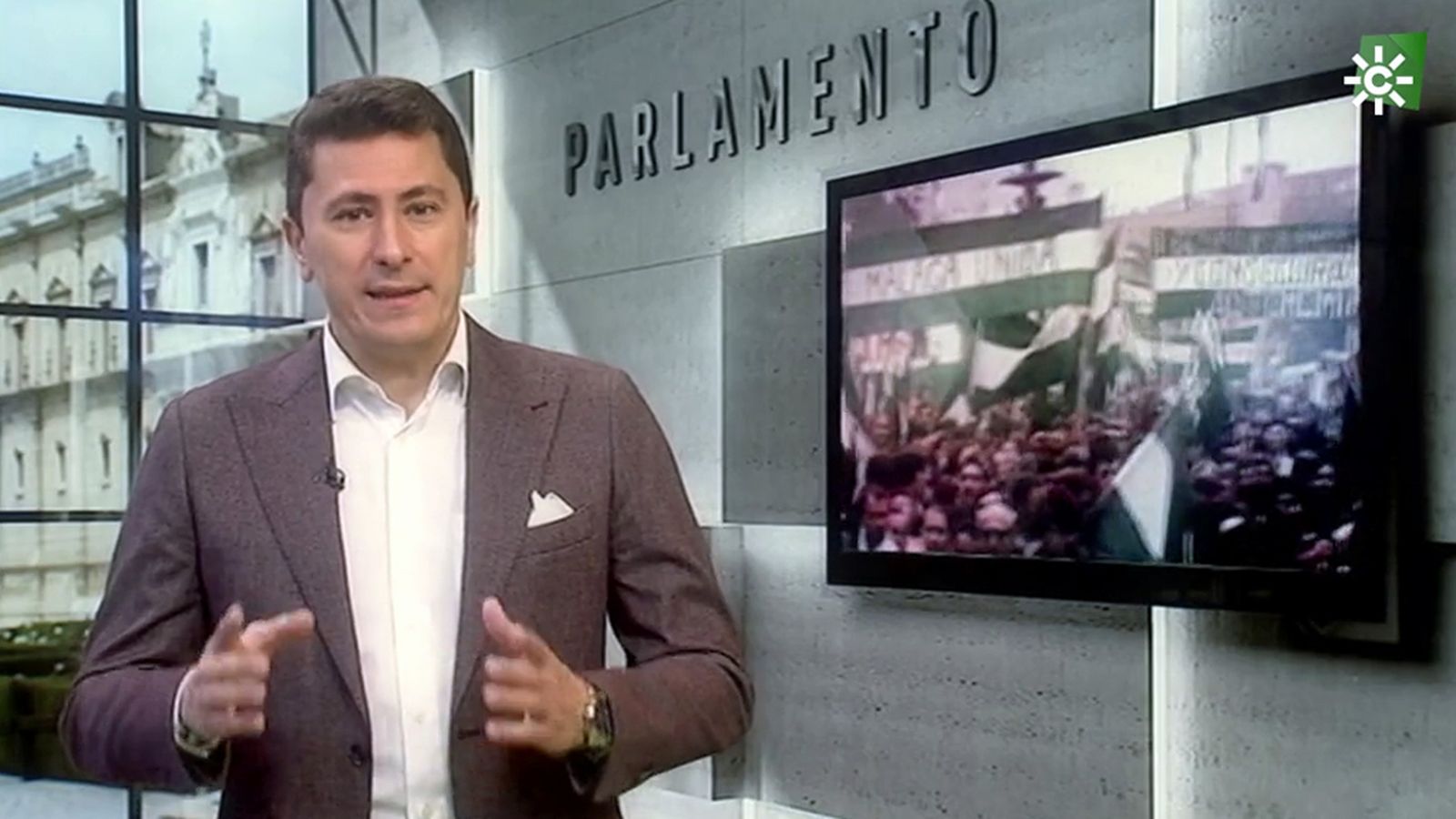 bandera de andalucia parlamento