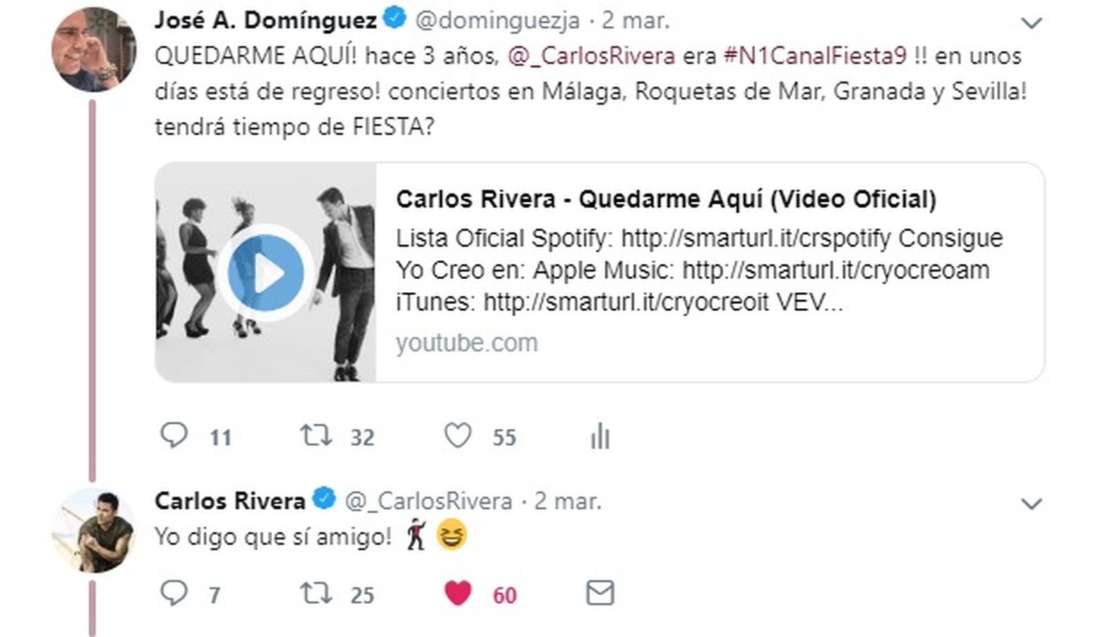 Tuit carlos rivera