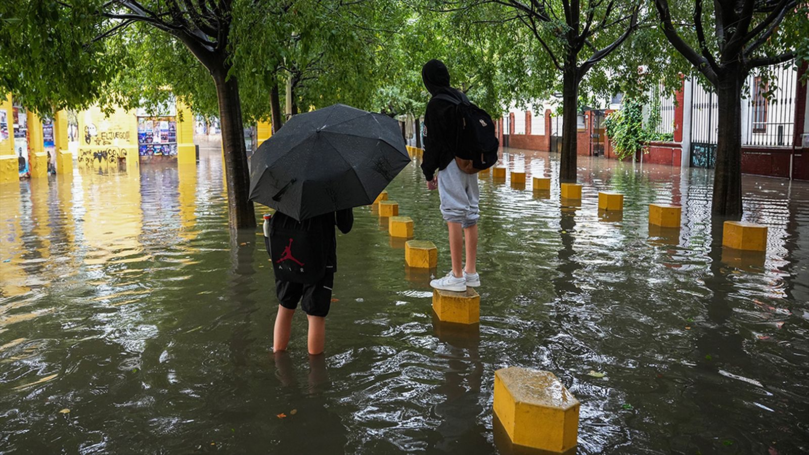 Lluvia en Sevilla