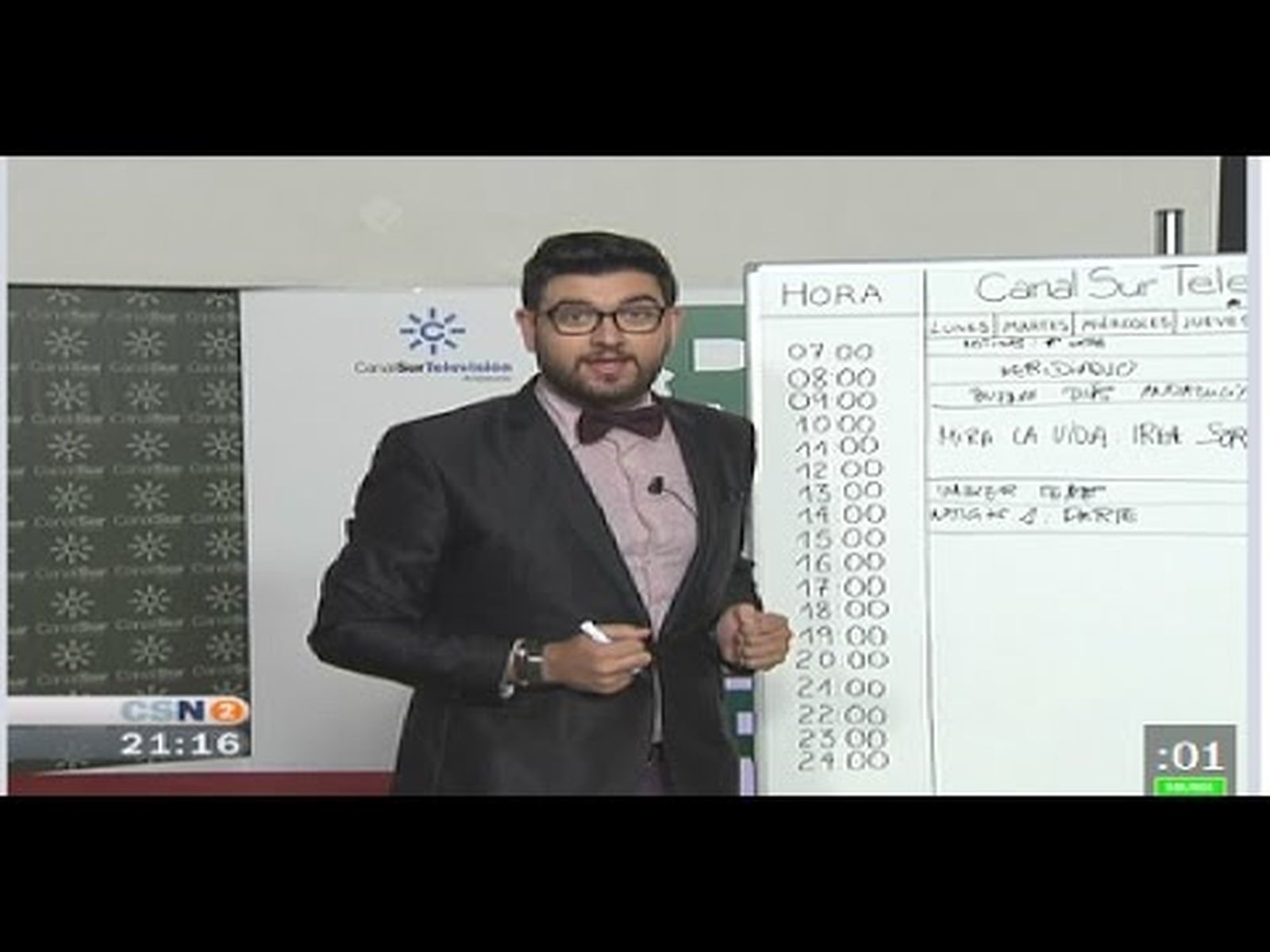 Manu Sánchez presenta la nueva programación TV de Canal Sur