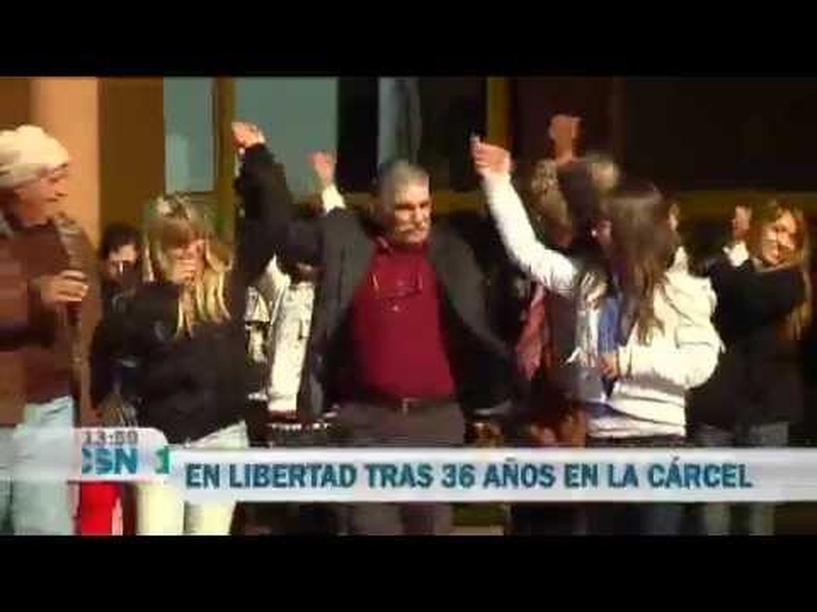Miguel Montes Neiro, el preso indultado, sale en libertad