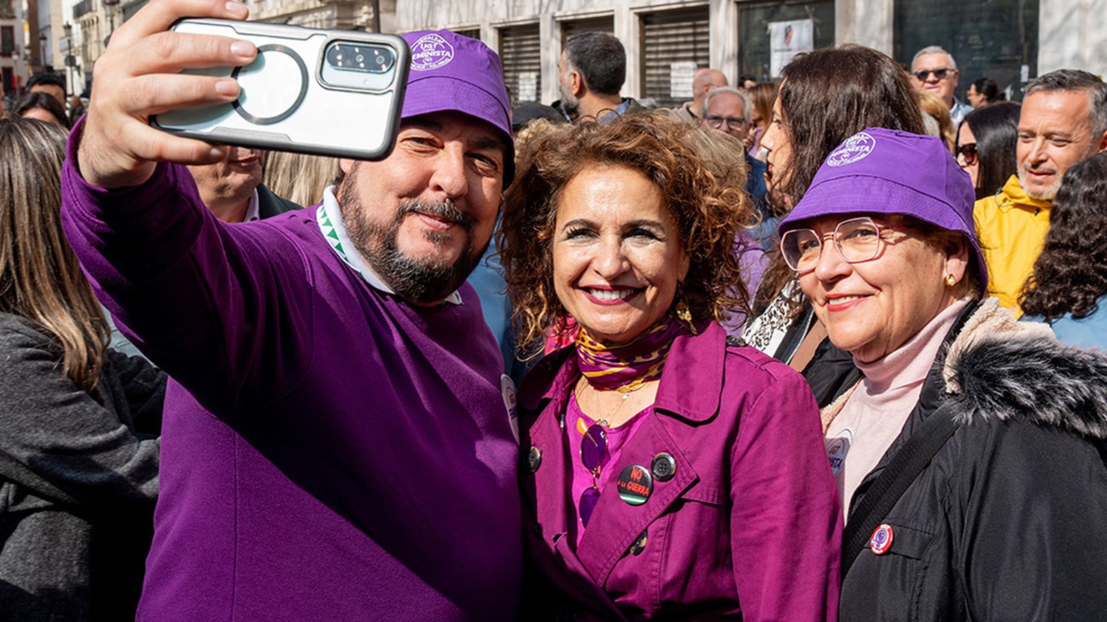 María Jesús Montero en el 8M