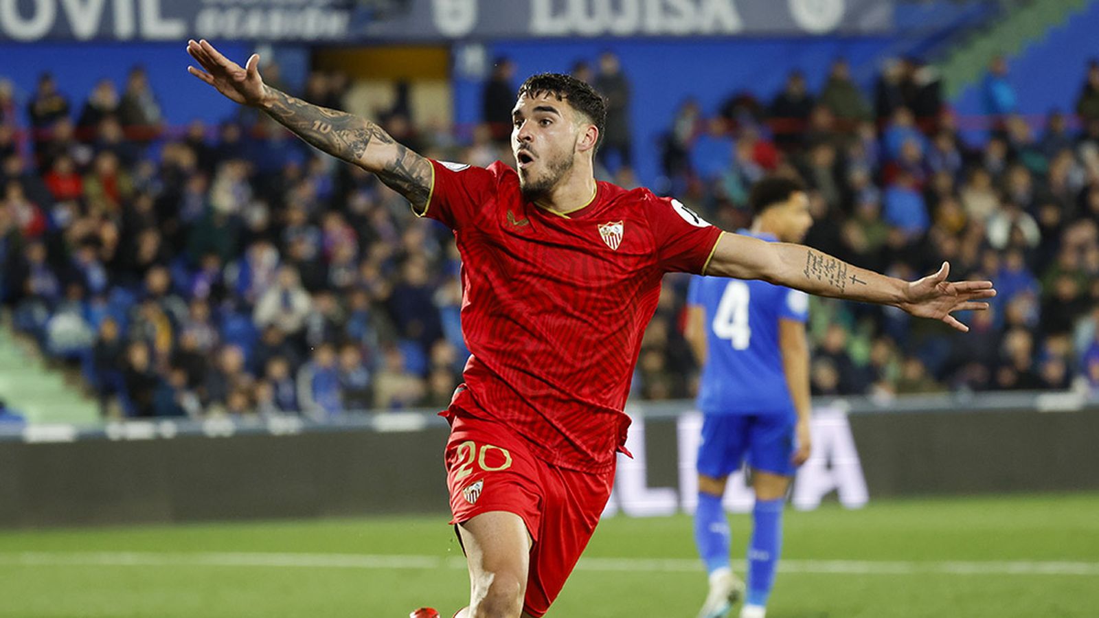 Isaac Romero, goleador del Sevilla