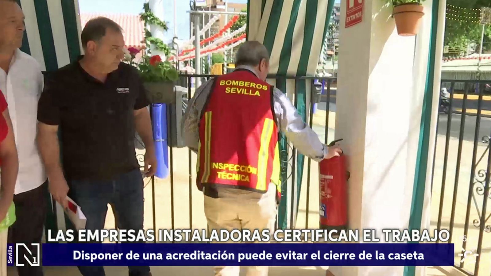 Caseta a caseta, inspecciones para disfrutar de una Feria sin sobresaltos