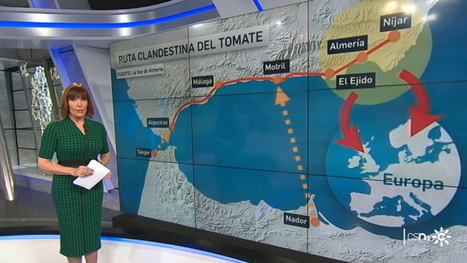 ruta tomate de Marruecos