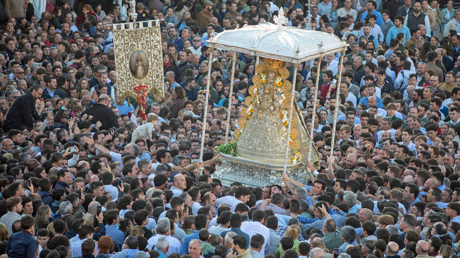 Procesión de la virgen del Rocío
