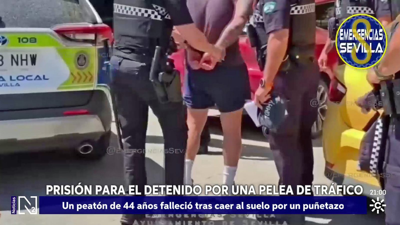 Prisión para el detenido por la muerte de un hombre en una pelea de tráfico en Sevilla