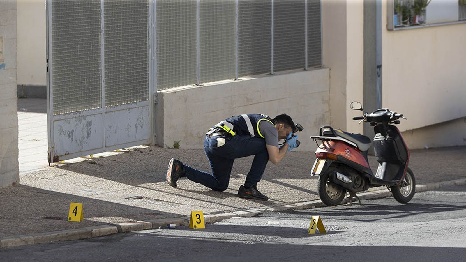 Foto policía científica tiroteo Antequera