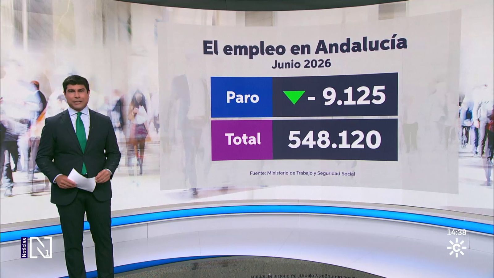 Paro en Andalucía en mayo