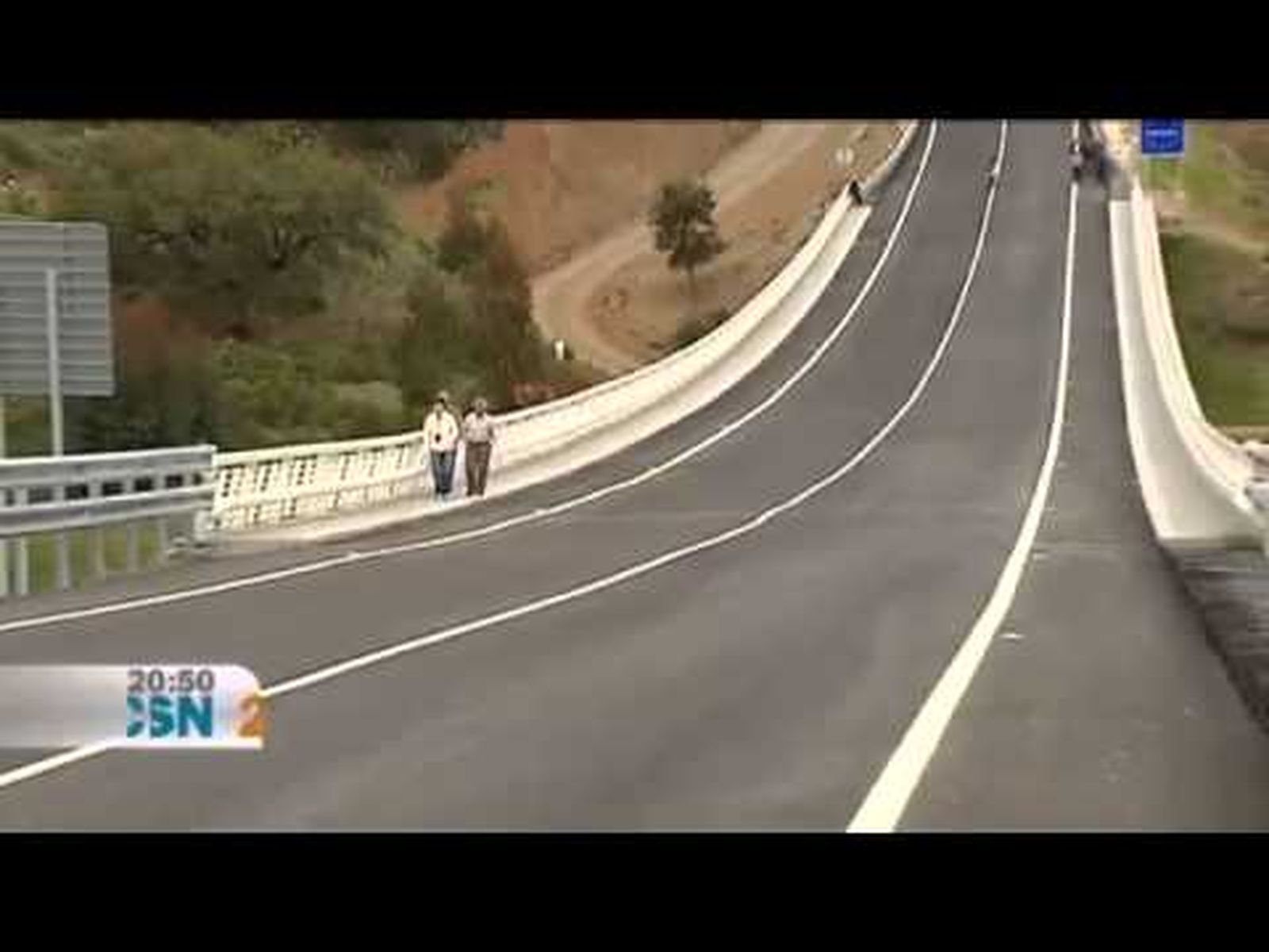 Inaugurado el puente internacional entre Paymogo (Huelva) y San Marcos (Portugal)