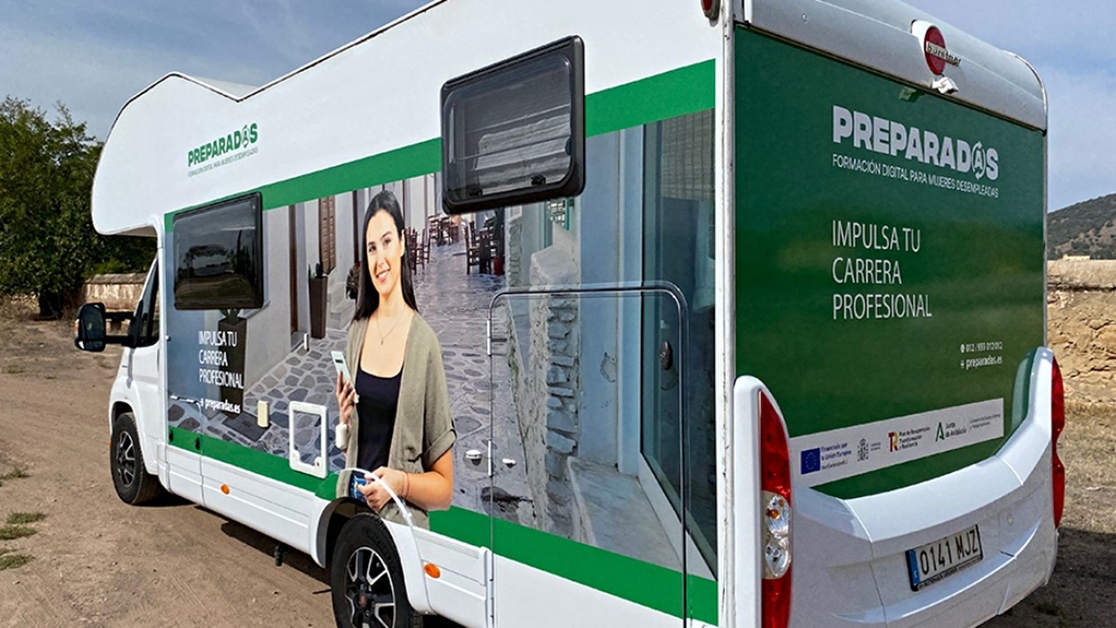 Empleados auto-caravana formación rural mujer preparadas