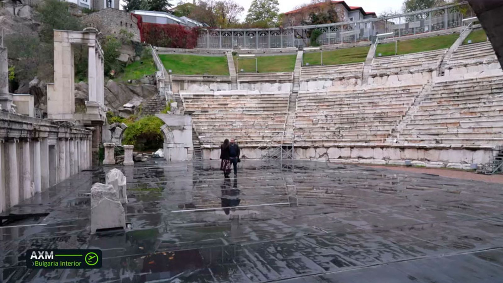 Girolamo Scaglione, de Almería, nos recibe en el Foro Romano de Plovdiv en Bulgaria