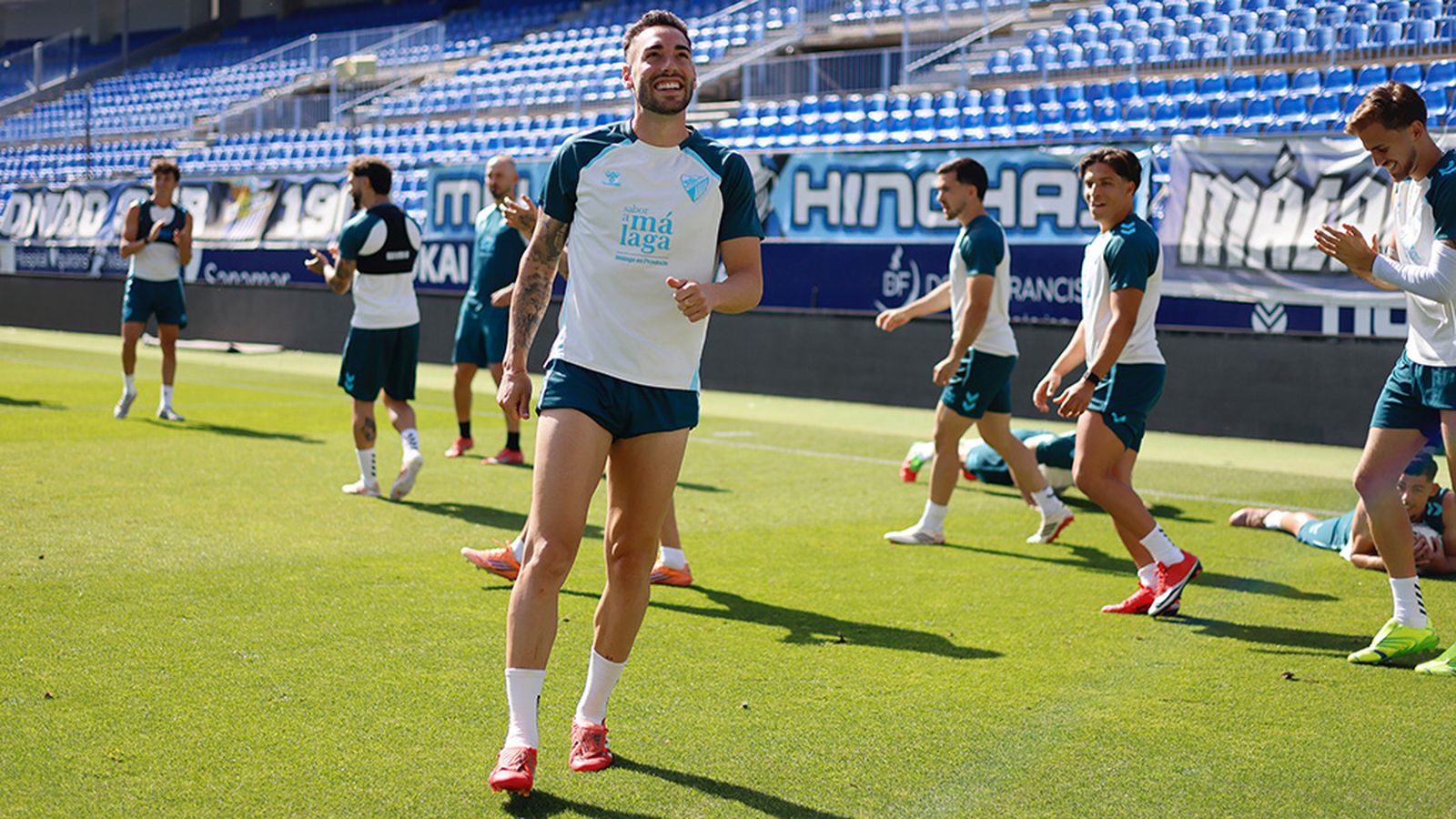 Entrenamiento del Málaga