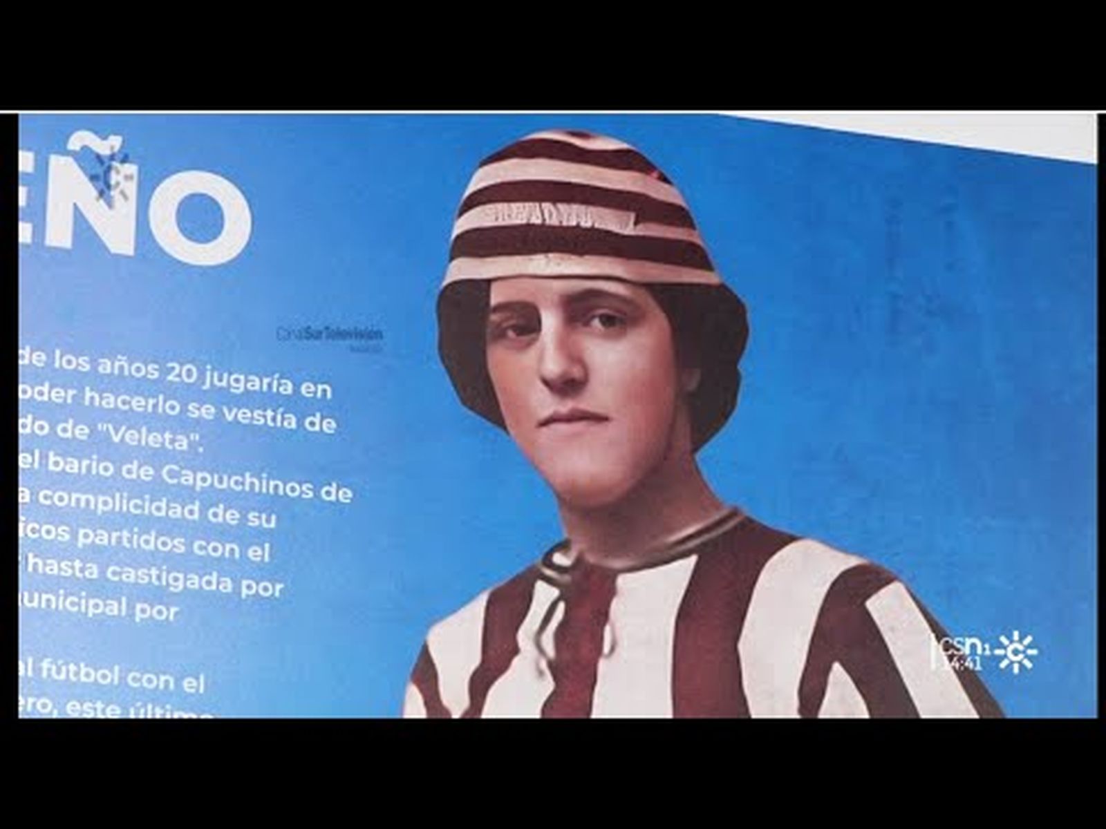 Anita Carmona, pionera del fútbol español