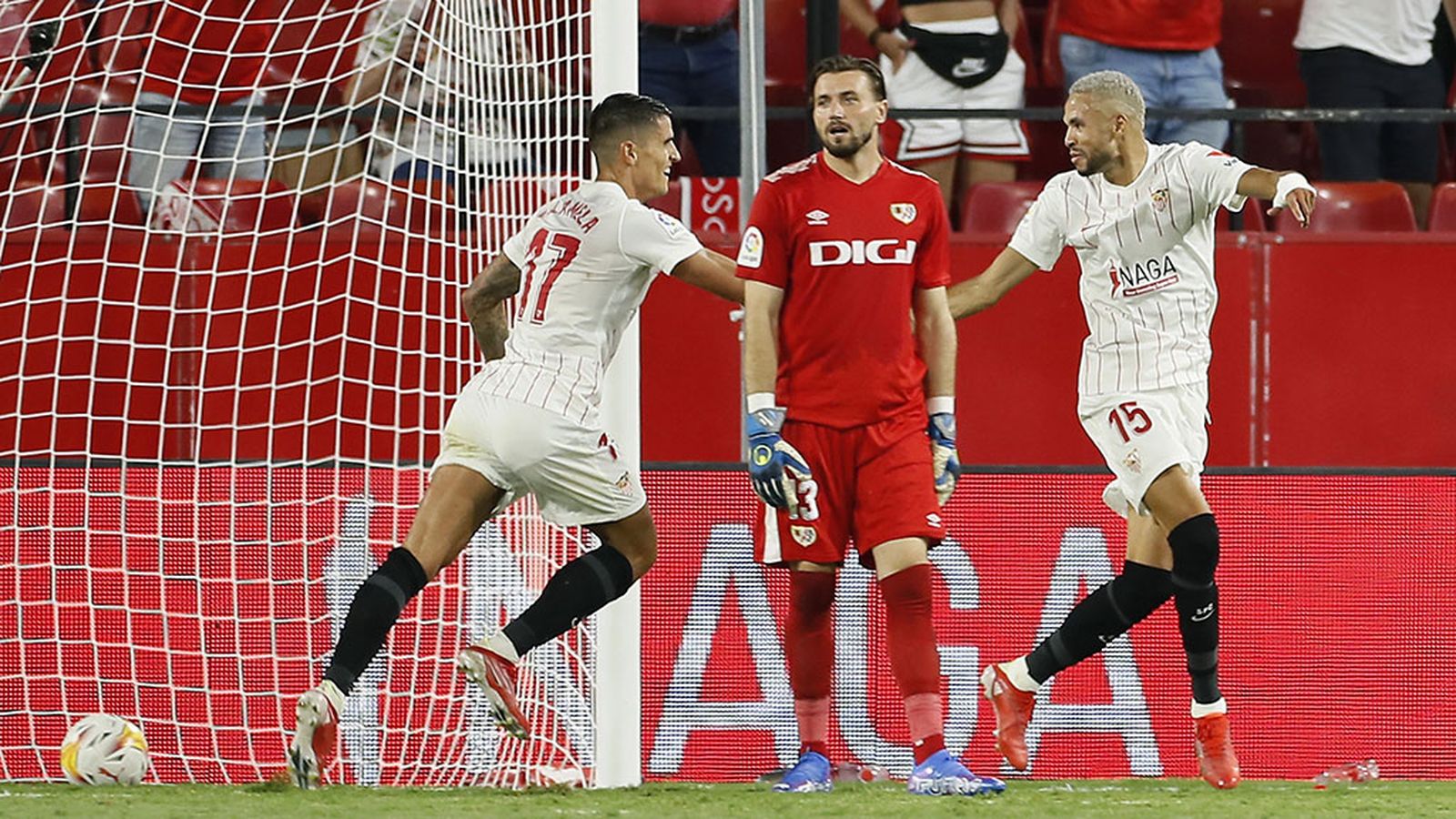 Debú de Lamela en el Sevilla