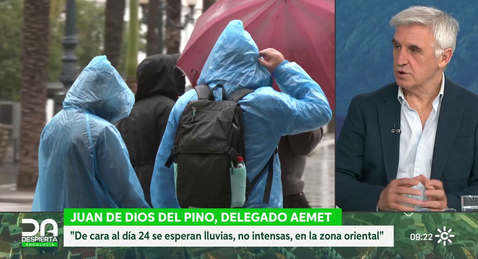 Juan de Dios del Pino, delegado de la Aemet en Andalucía
