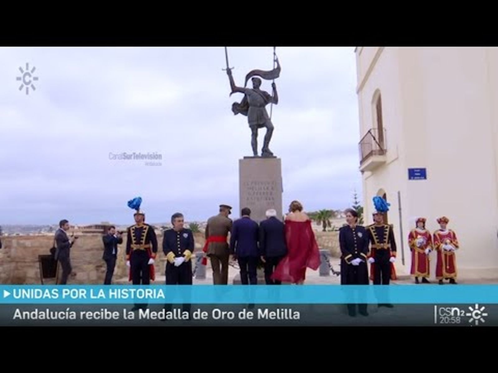 Andalucía recibe la Medalla de Oro de la Ciudad Autónoma de Melilla