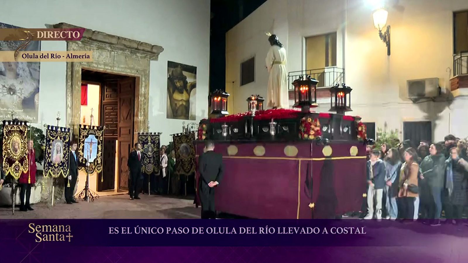 La Pasión de Olula del Río estrena el Escudo de Oro al Cautivo concedido por la ciudad