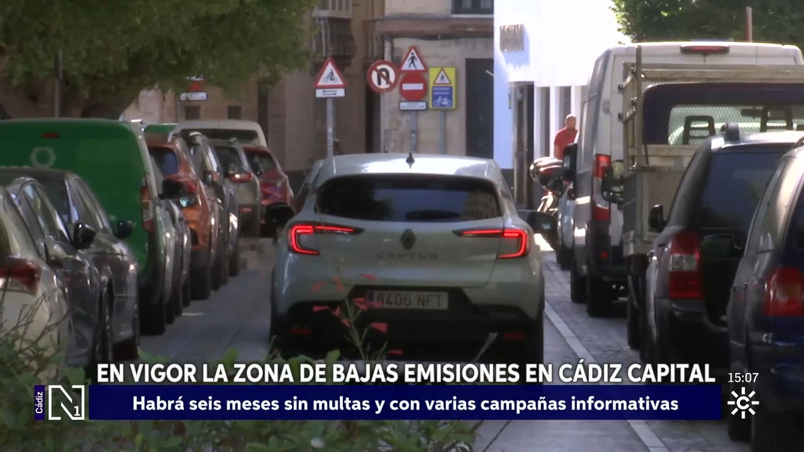 Entra en vigor la zona de bajas emisiones en Cádiz capital