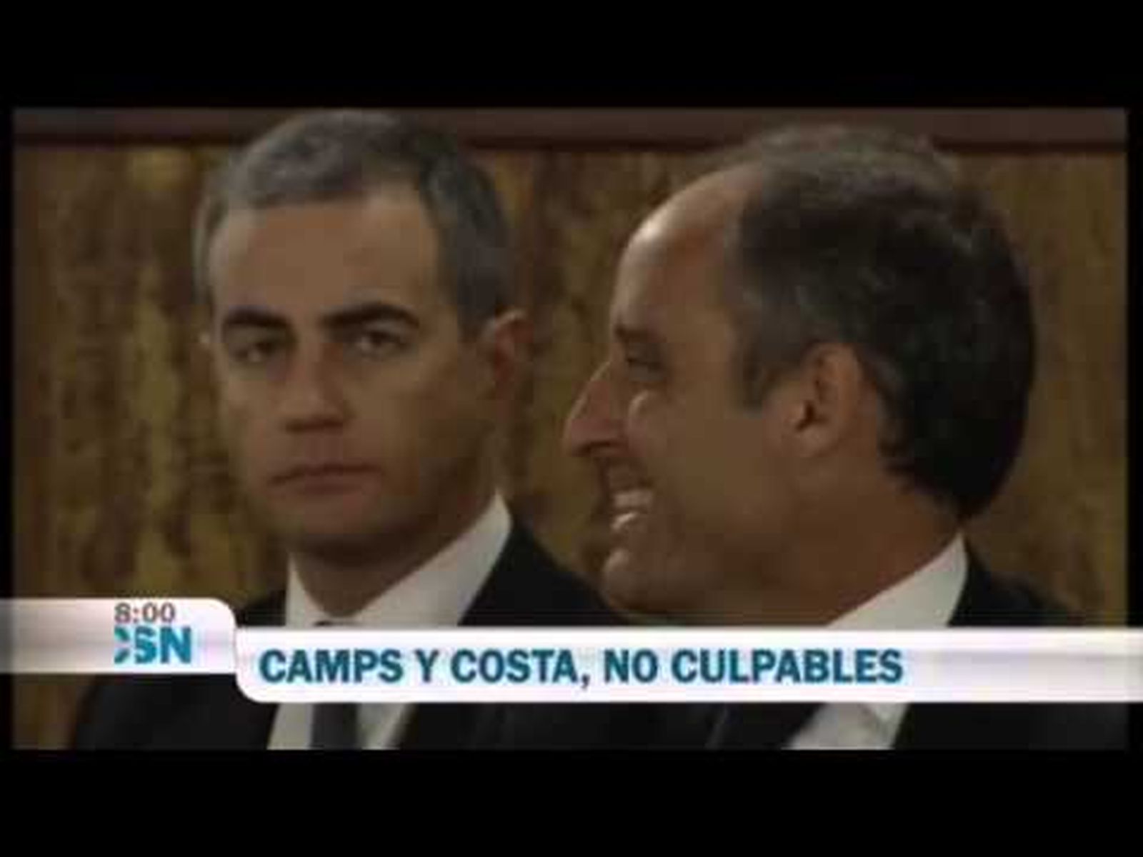 Caso de los Trajes: sentencia de Francisco Camps y Ricardo Costa