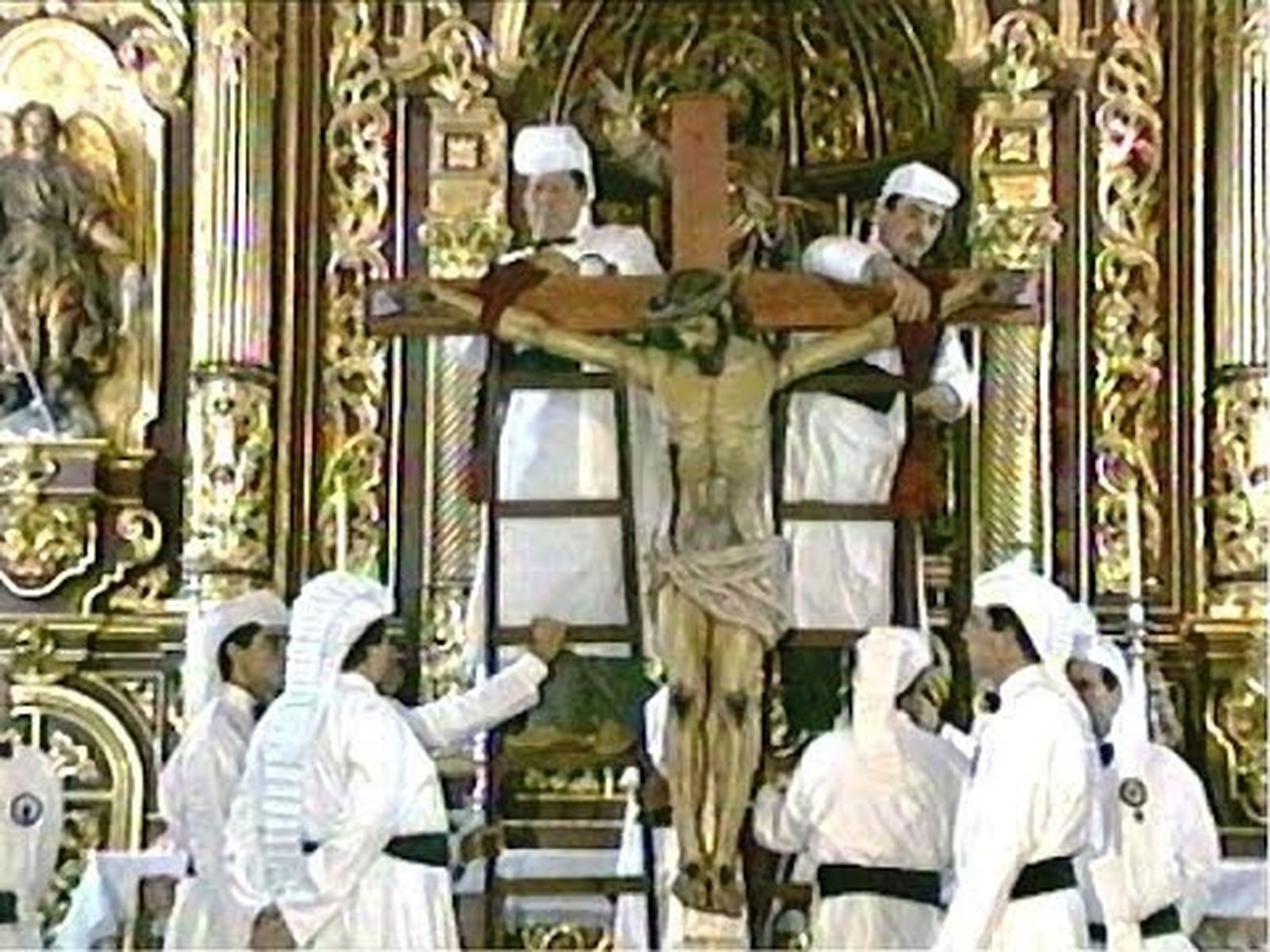 Cartaya: Auto del Descendimiento con los Santos Varones (1989) | Semana Santa en Andalucía
