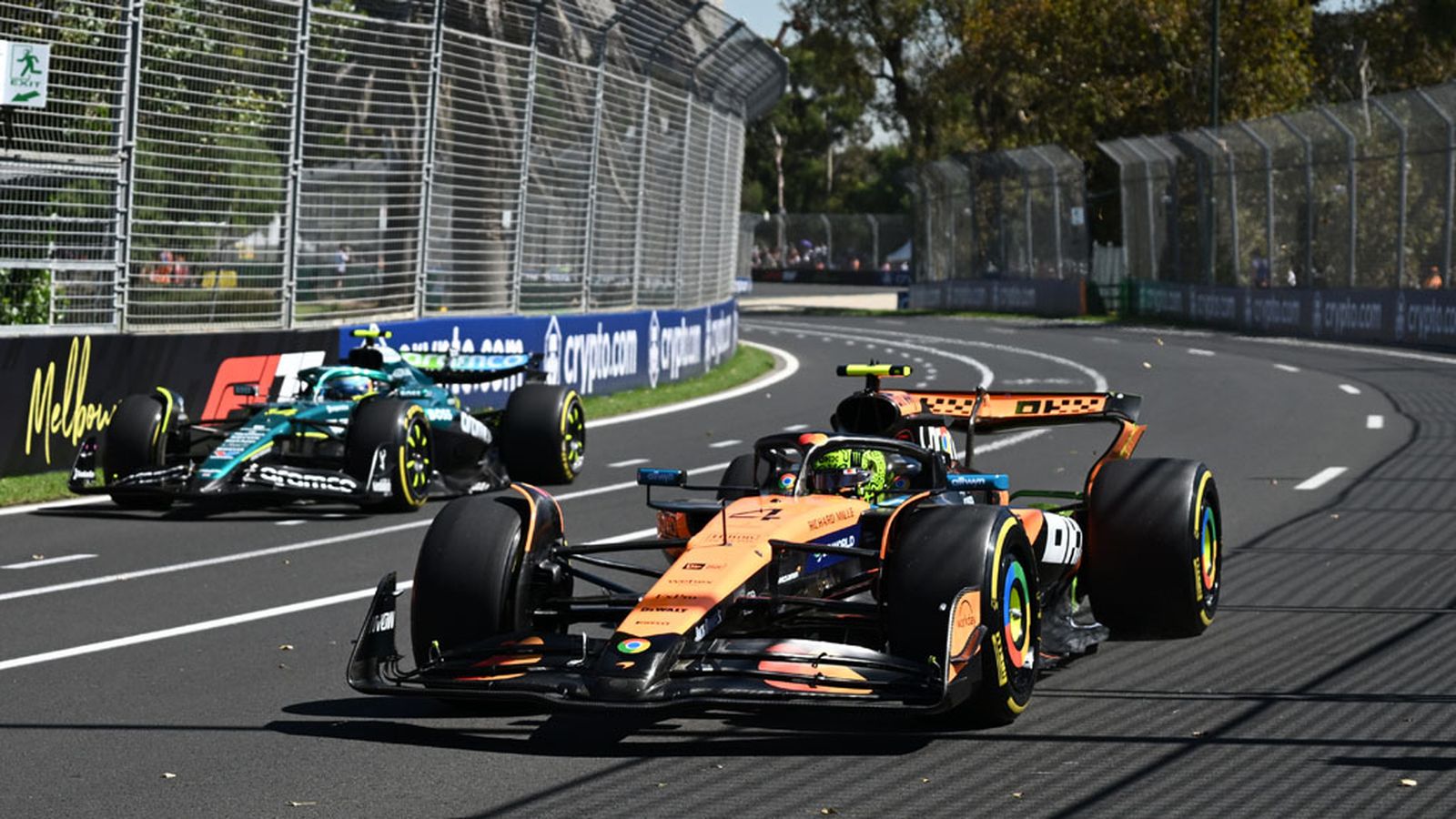 Fórmula 1 en Australia Lando Norris y Alonso