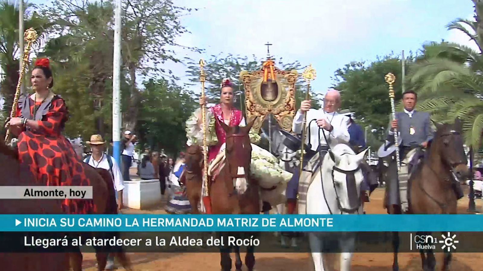 Salida de la hermandad matriz de Almonte