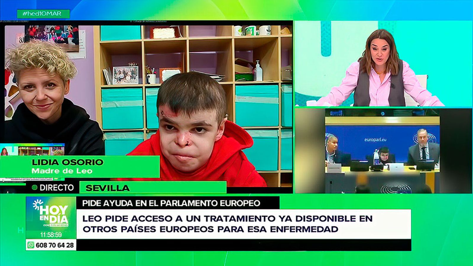 Leo, el niño con piel de mariposa, cuenta cómo impresionó con su discurso en el Parlamento Europeo