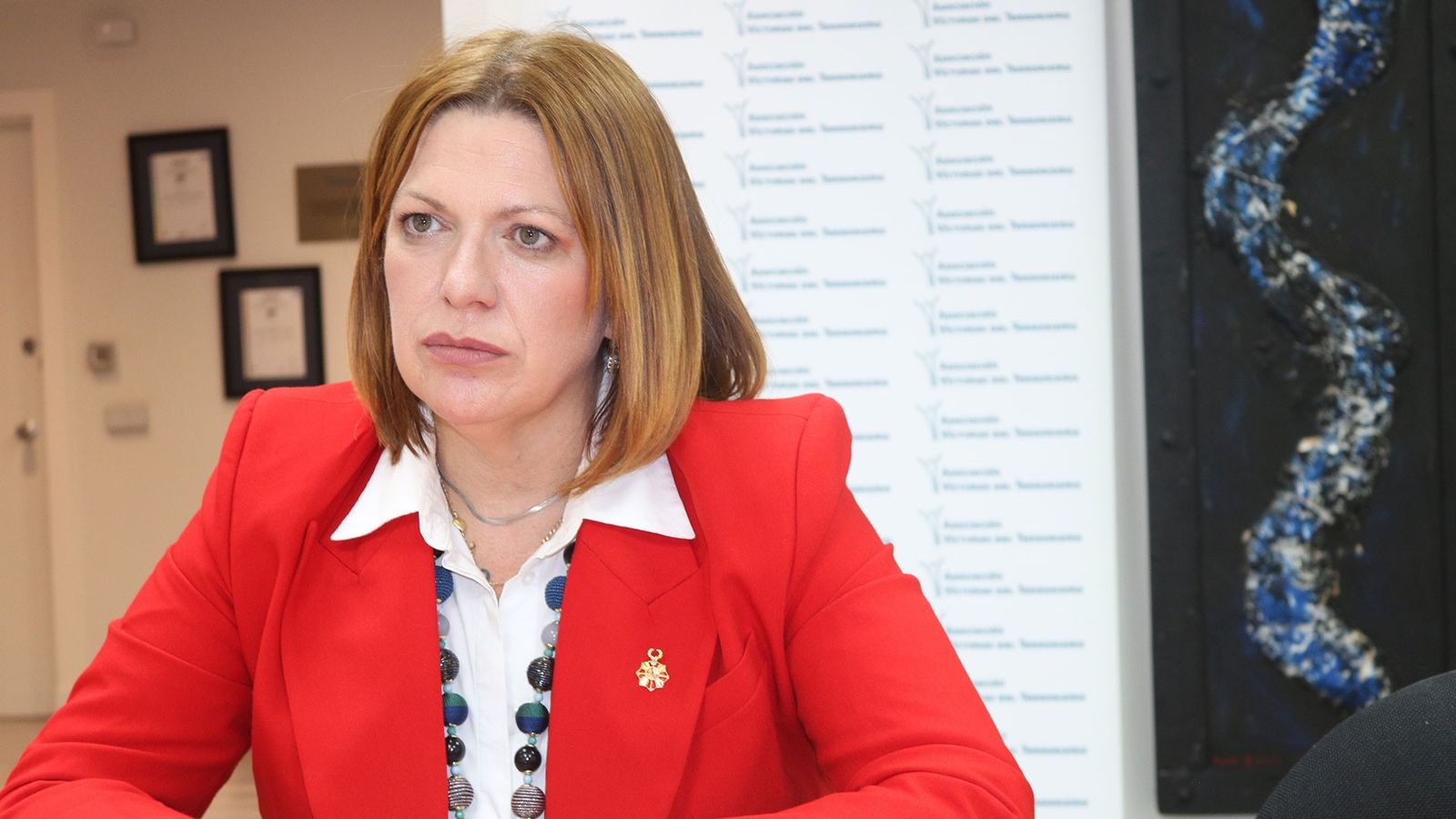 Lucía Ruiz, Pdta. de la AVT: ''ETA sigue viva, está en las instituciones''