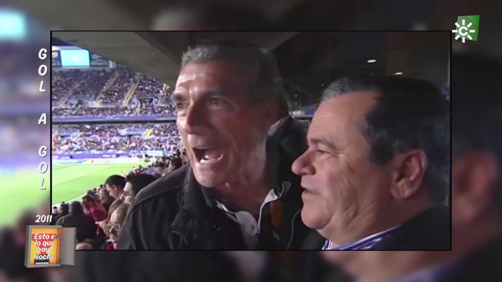 Manolo Sarria con el Málaga