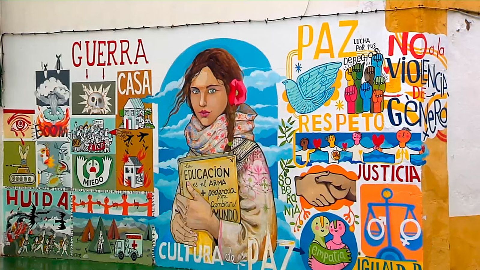 Muros violeta para defender la igualdad