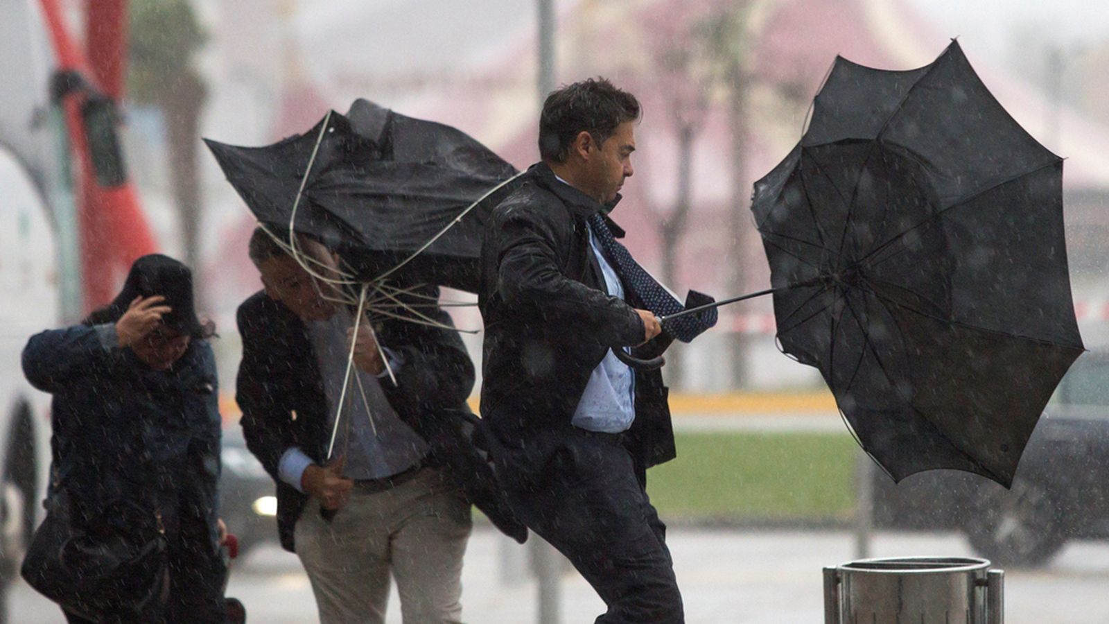 Lluvias en Málaga